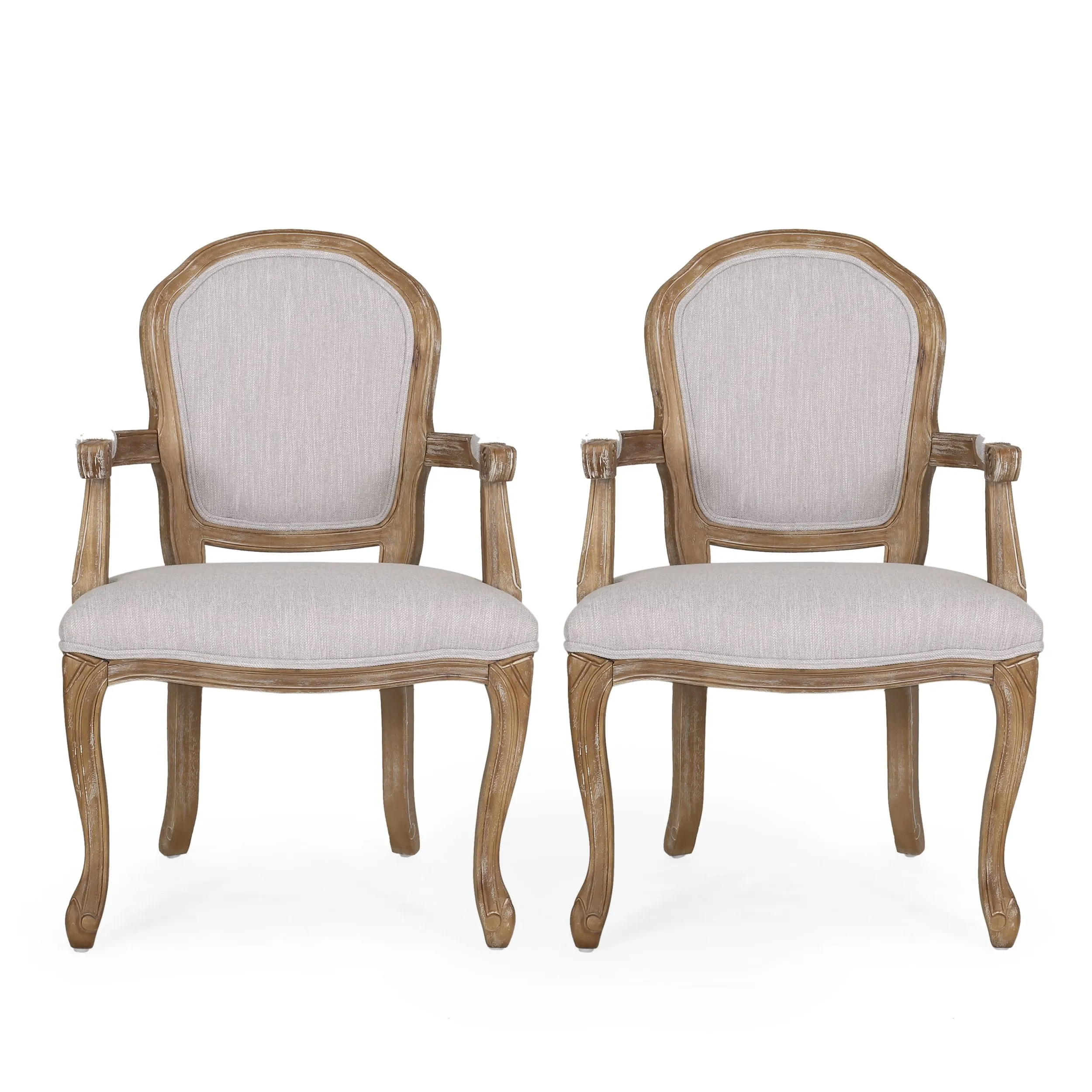 Traditional Upholstered Dining Chairs, Set of 2 - NH985413