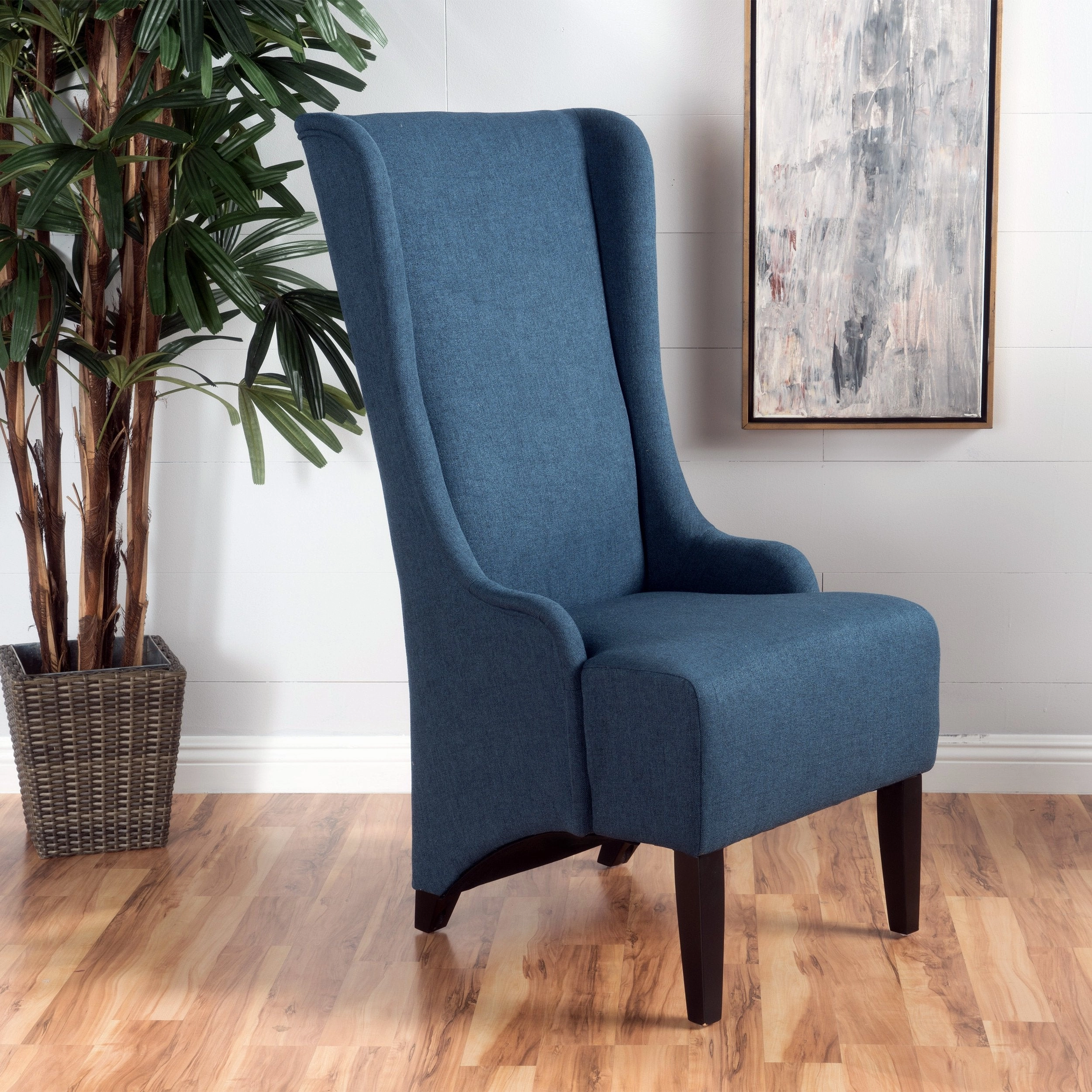 Traditional Design High Back Fabric Dining Chair - NH449992