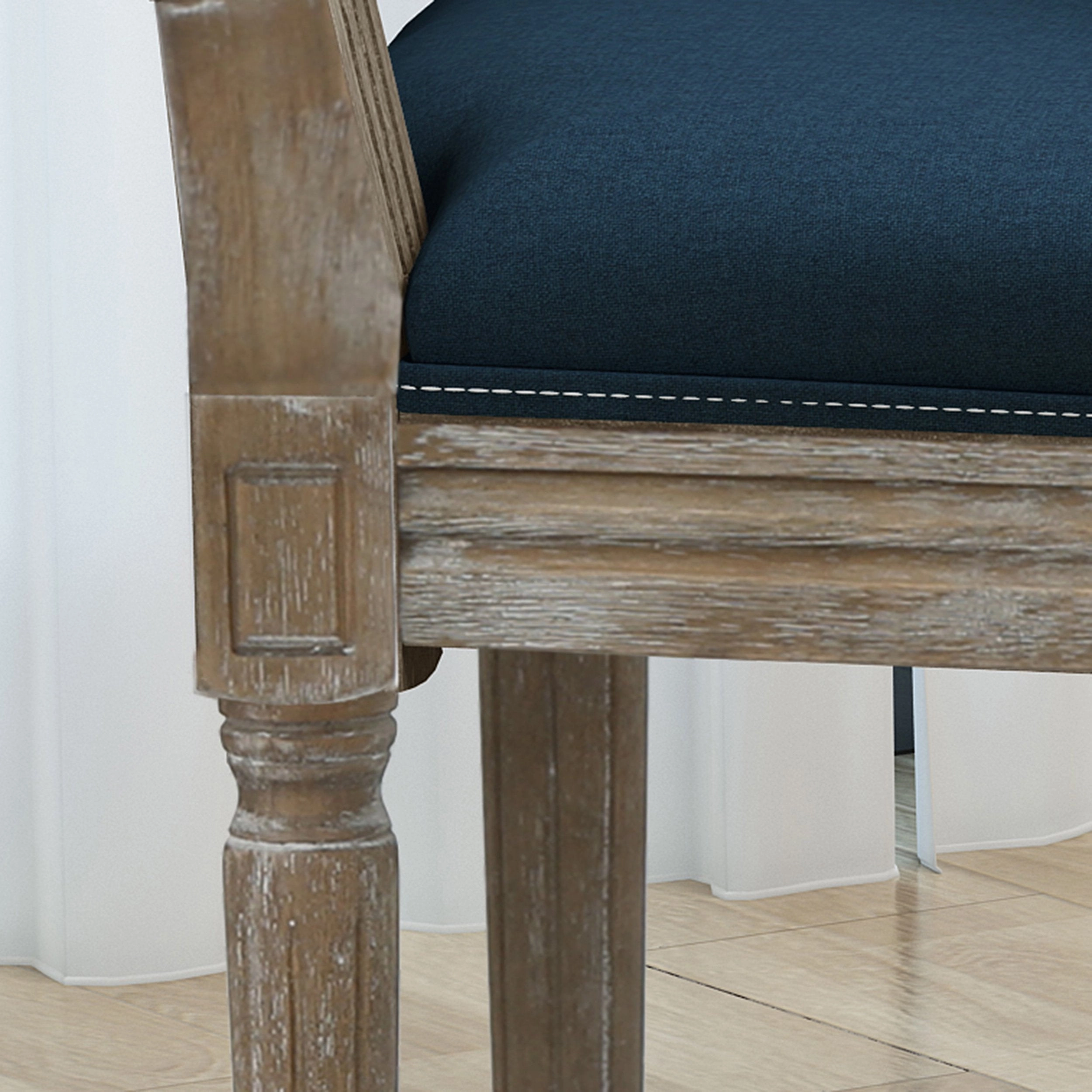 Traditional Fabric Dining Chairs (Set of 2) - NH447303