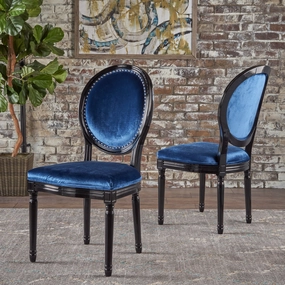 Traditional New Velvet Dining Chairs (Set of 2) - NH899103 dining table set, 6-piece dining set