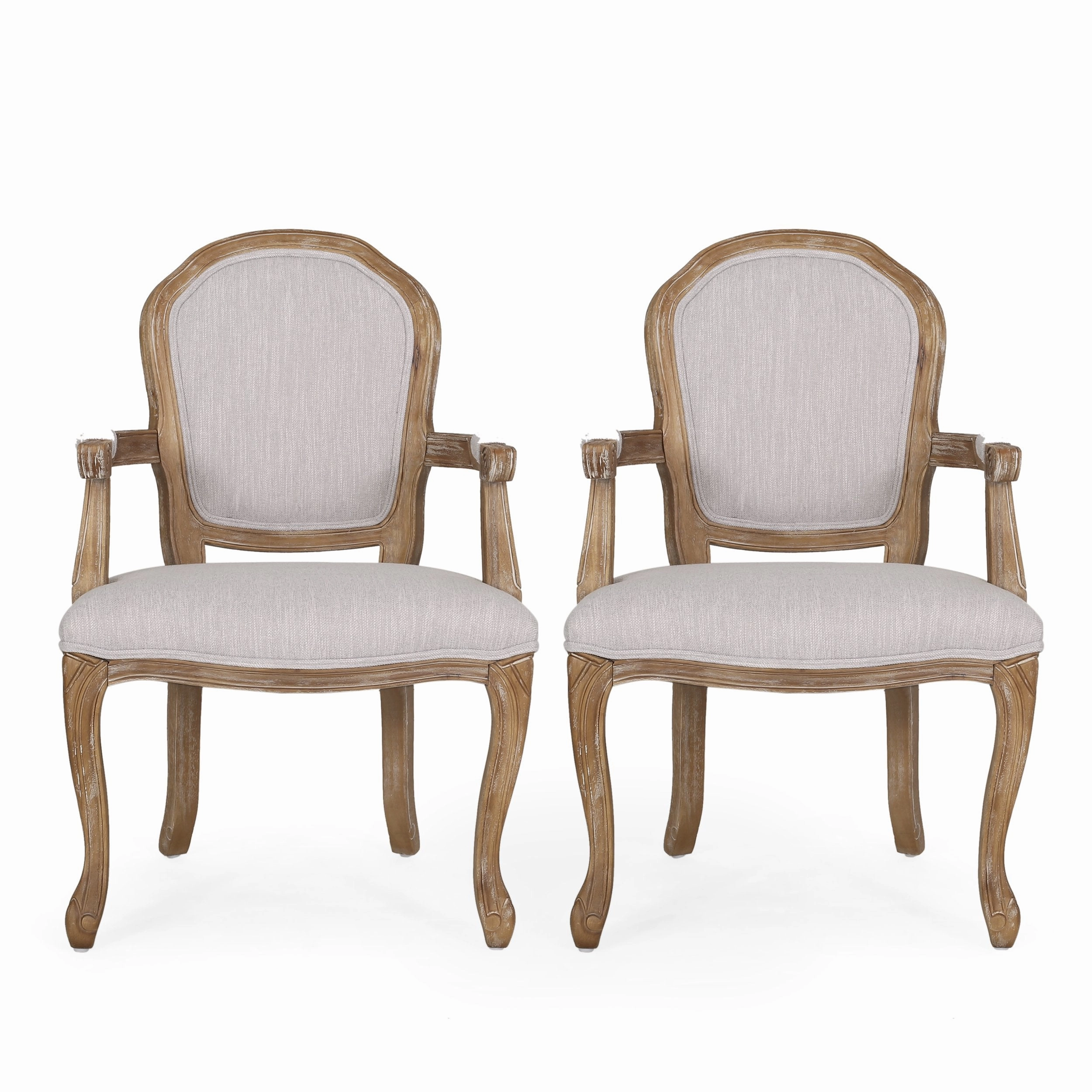 Traditional Upholstered Dining Chairs, Set of 2 - NH985413