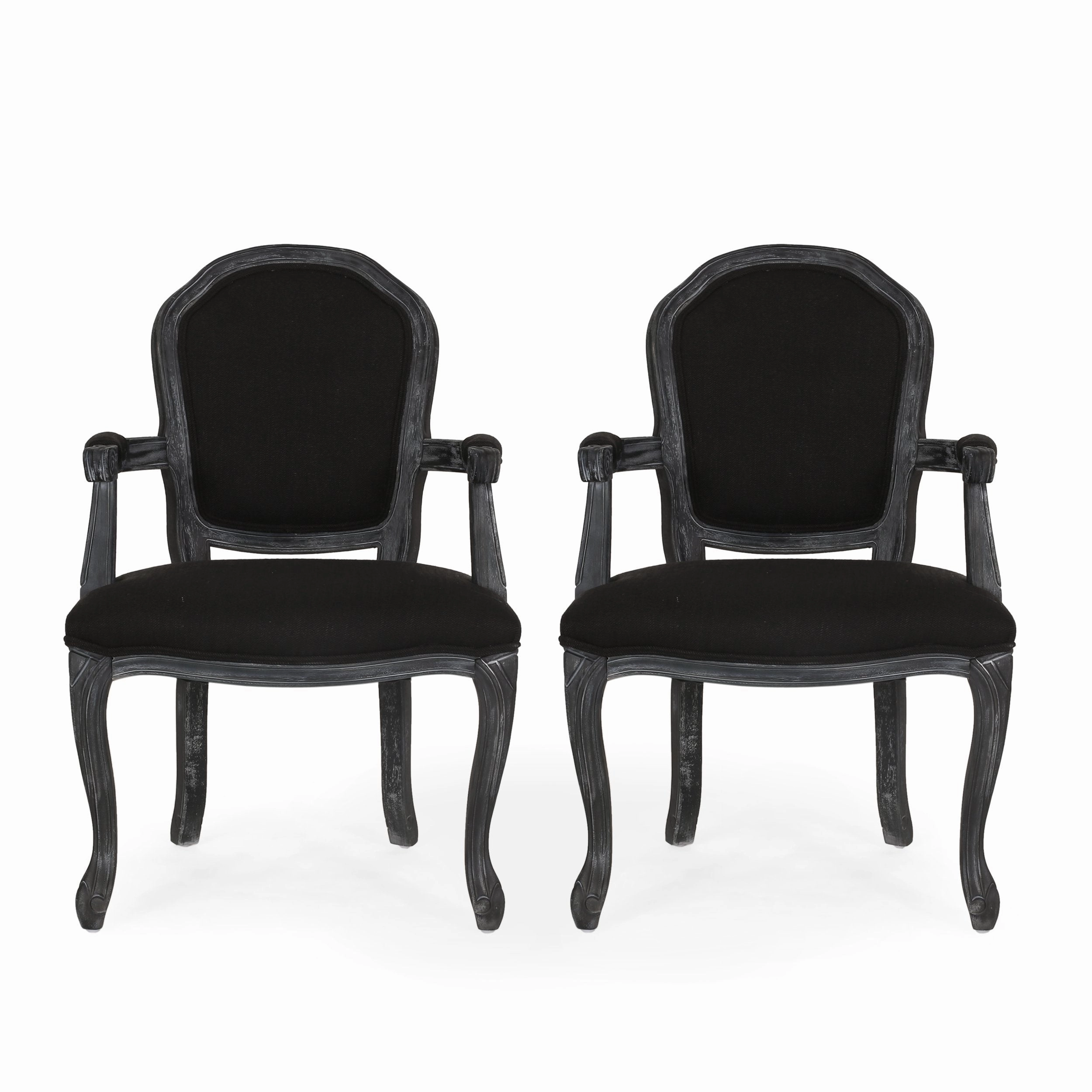 Traditional Upholstered Dining Chairs, Set of 2 - NH985413 dining table set, 6-piece dining set