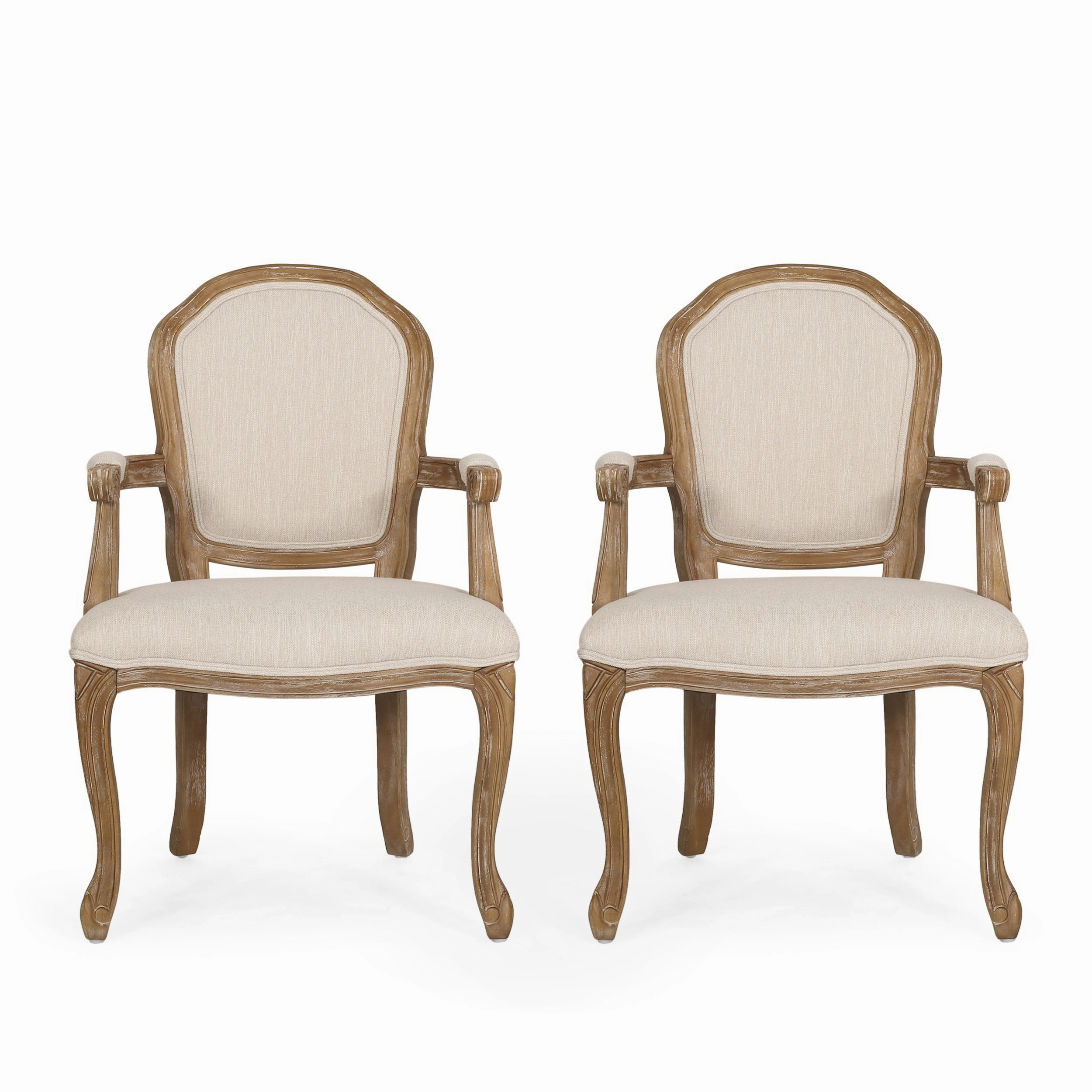 Traditional Upholstered Dining Chairs, Set of 2 - NH985413
