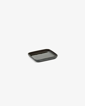 Tray square dark grey Cose