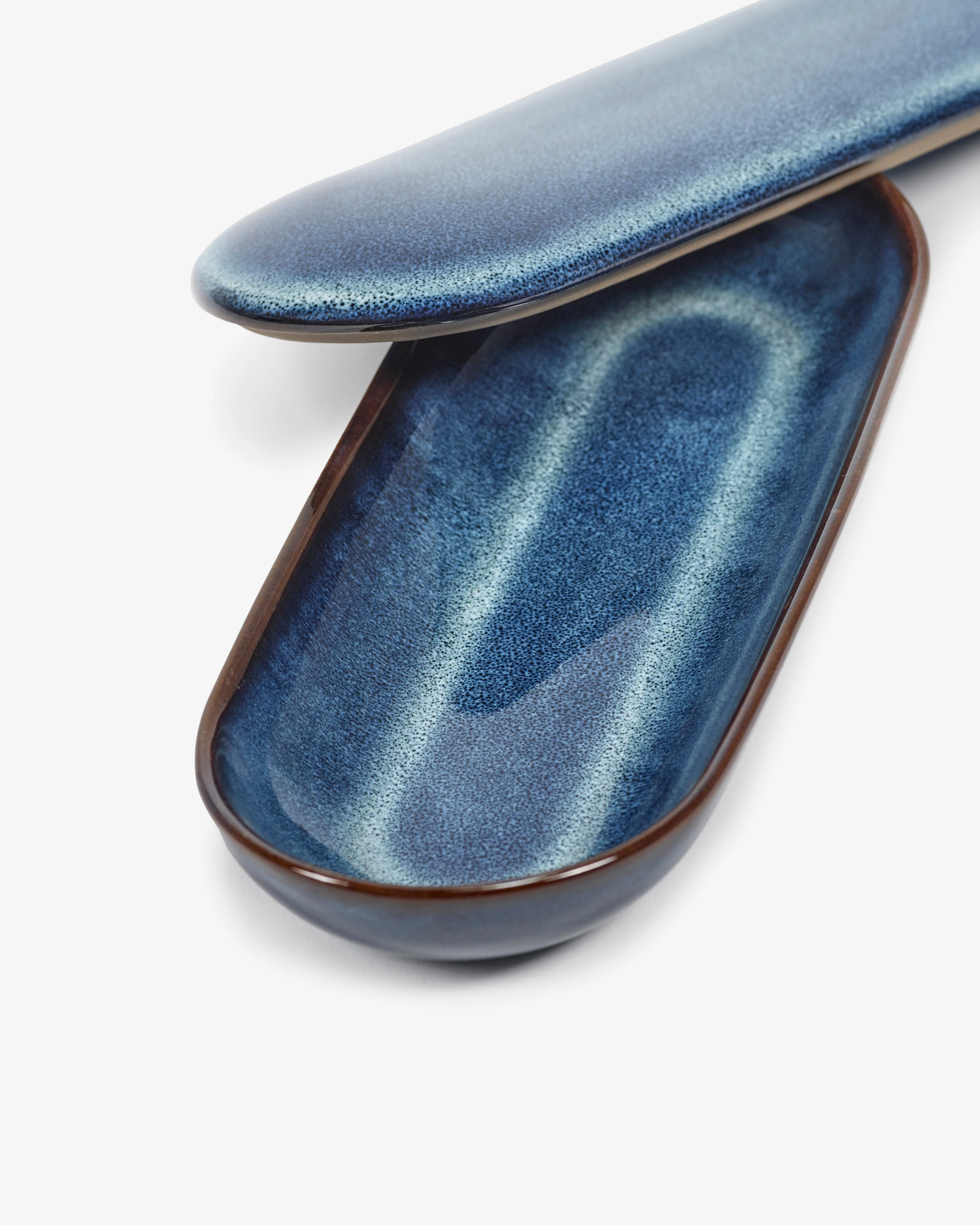 Tray with lid S dark blue Pure