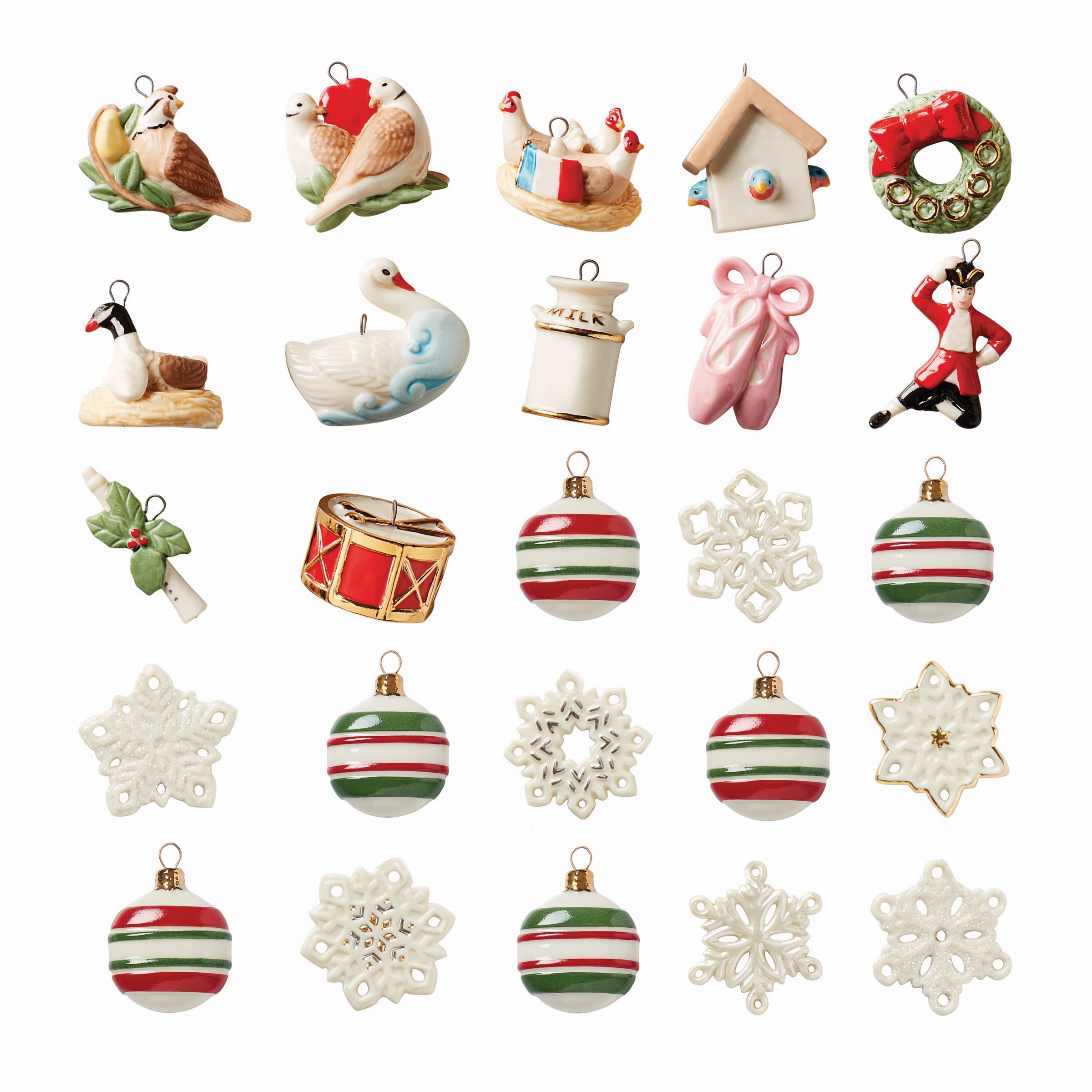 Treasured Traditions Advent Calendar 26-Piece Set