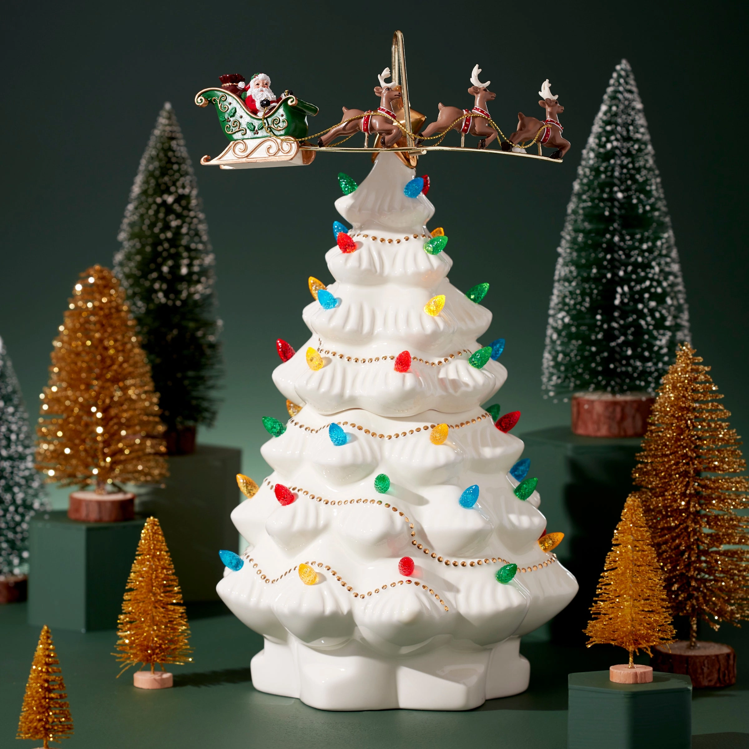 Treasured Traditions Tree With Santa