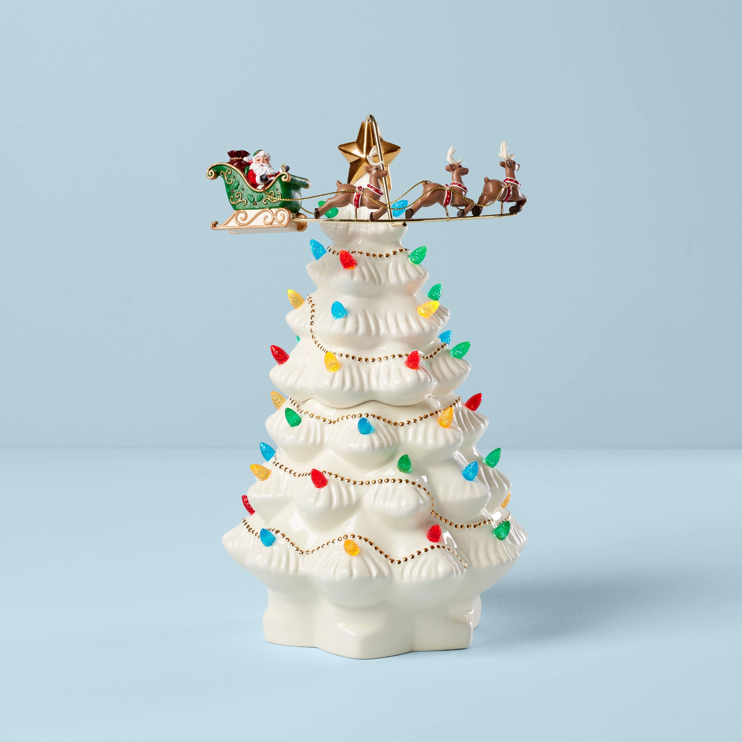 Treasured Traditions Tree With Santa