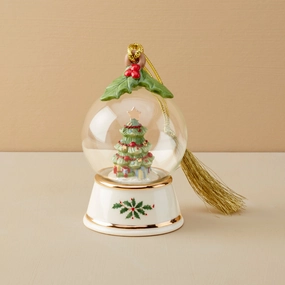 Tree Snow Globe Ornament