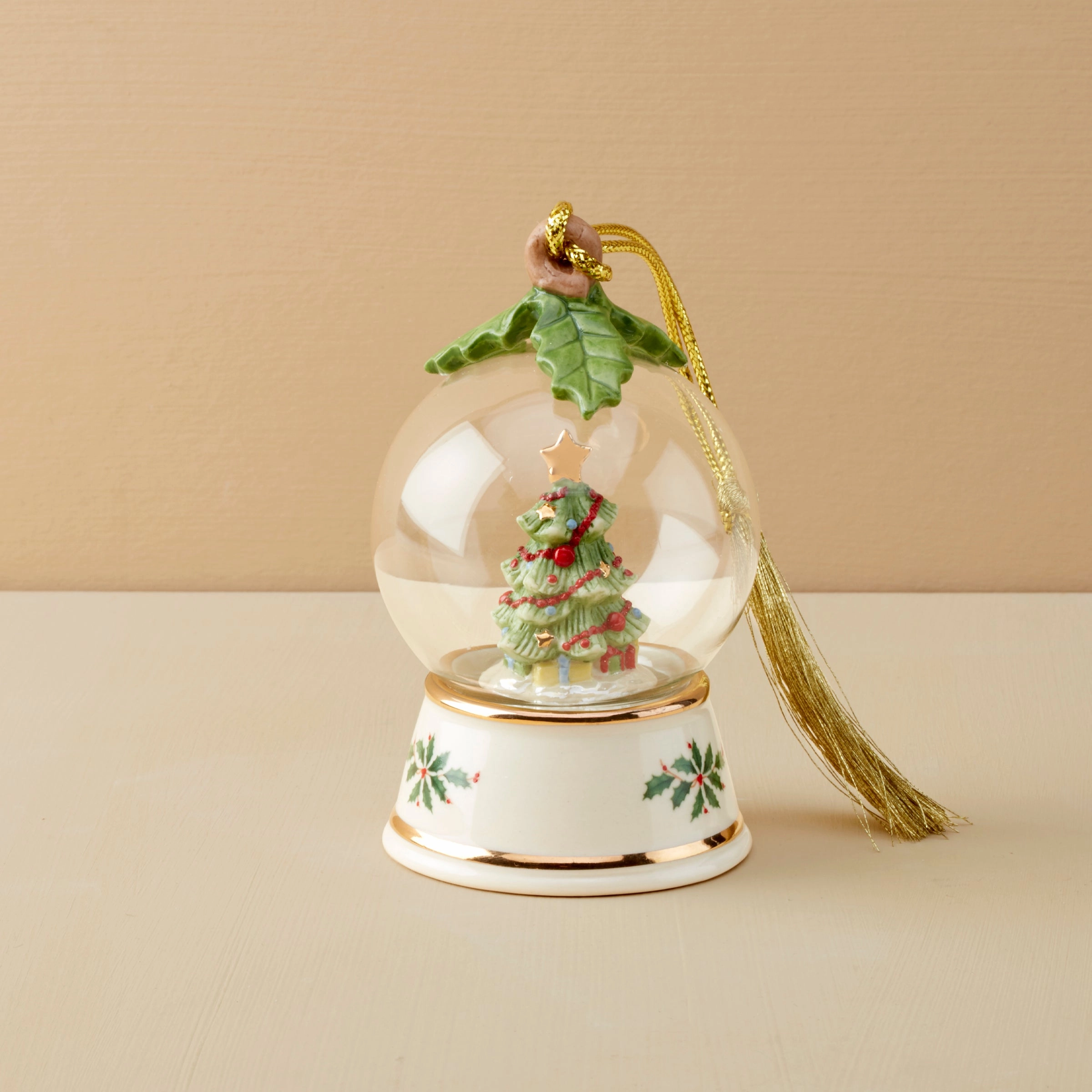 Tree Snow Globe Ornament