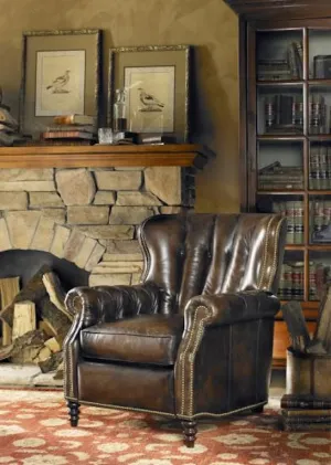 Trevor Tufted Leather Recliner gaming chair, computer chair