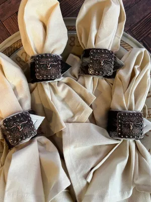 Tri Color Cowhide Napkin Holders blender, kitchen appliance