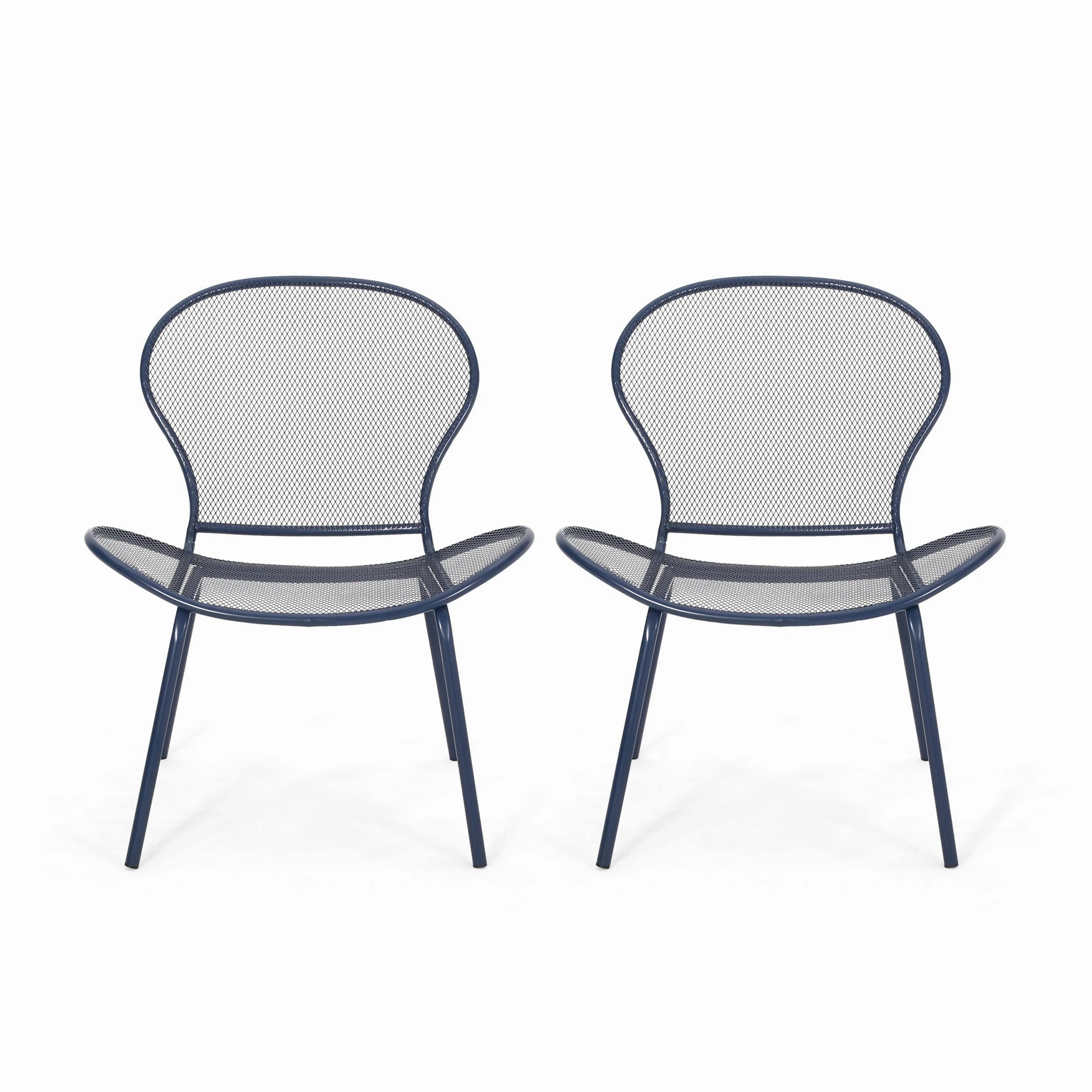 Tristian Modern Outdoor Iron Club Chair (Set of 2) chandelier, pendant light