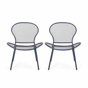Tristian Modern Outdoor Iron Club Chair (Set of 2) chandelier, pendant light
