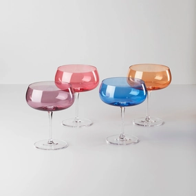 True Colors Cocktail Glasses - Set Of 4