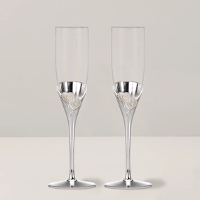 True Love 2-Piece Toasting Flute Set