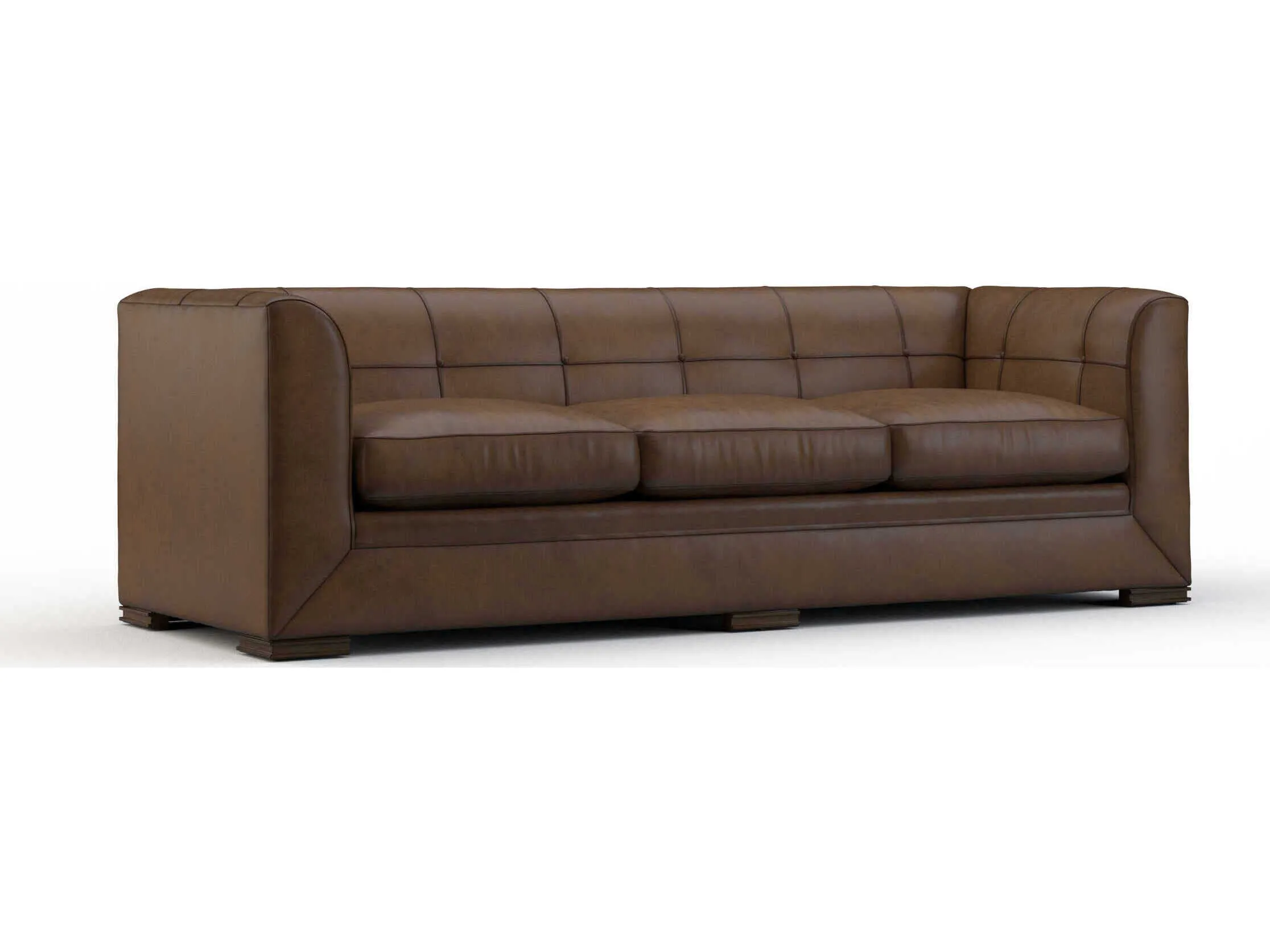 Tucker Distressed Leather Sofa