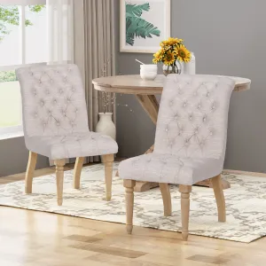Tufted Fabric Dining Chair (Set of 2) - NH980903 dining table set, 6-piece dining set