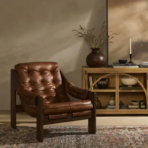 Tufted Leather Chair and Ottoman vanity mirror, wall mirror