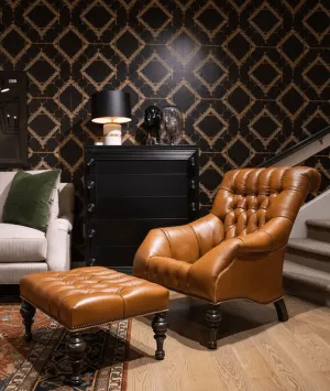 Tufted Leather Napping Chair & Ottoman gaming chair, computer chair