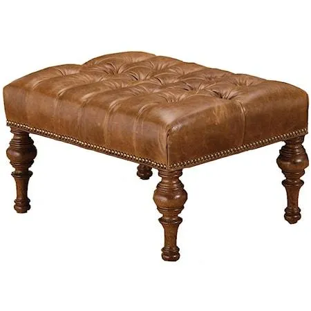 Tufted Leather Napping Chair & Ottoman