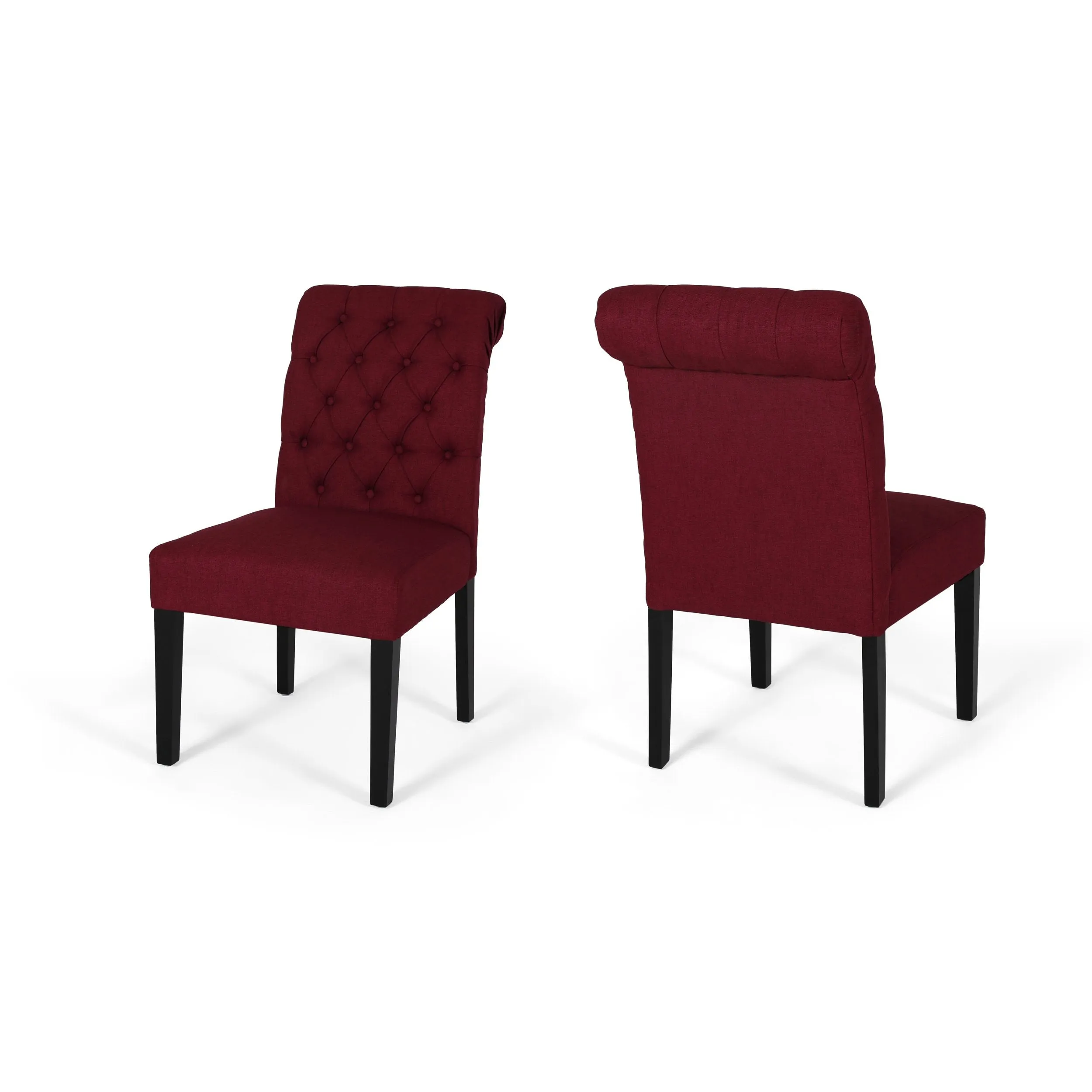 Tufted Rolltop Dining Chairs (Set of 2) - NH790903