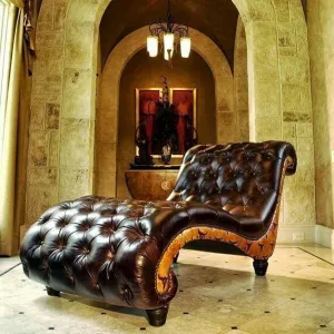 Tufted S-Chaise Lounge gaming chair, computer chair