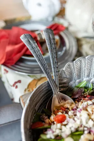 Turkey Feather Aluminum Serving Spoon Set toilet seat cover, slow close seat