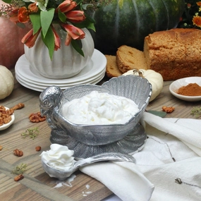 Turkey 3-Piece Condiment Set shower curtain, waterproof liner
