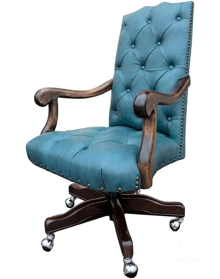 Turquoise Dust Leather Office Chair gaming chair, computer chair