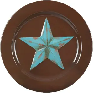 Turquoise Star Dinner & Salad Plates Set toilet seat cover, slow close seat