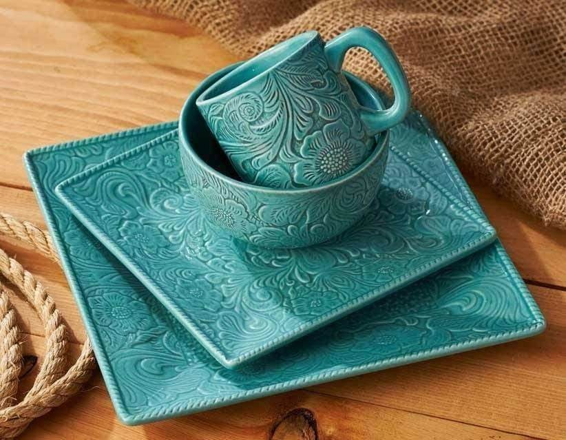 Turquoise Western Kitchen Accessories
