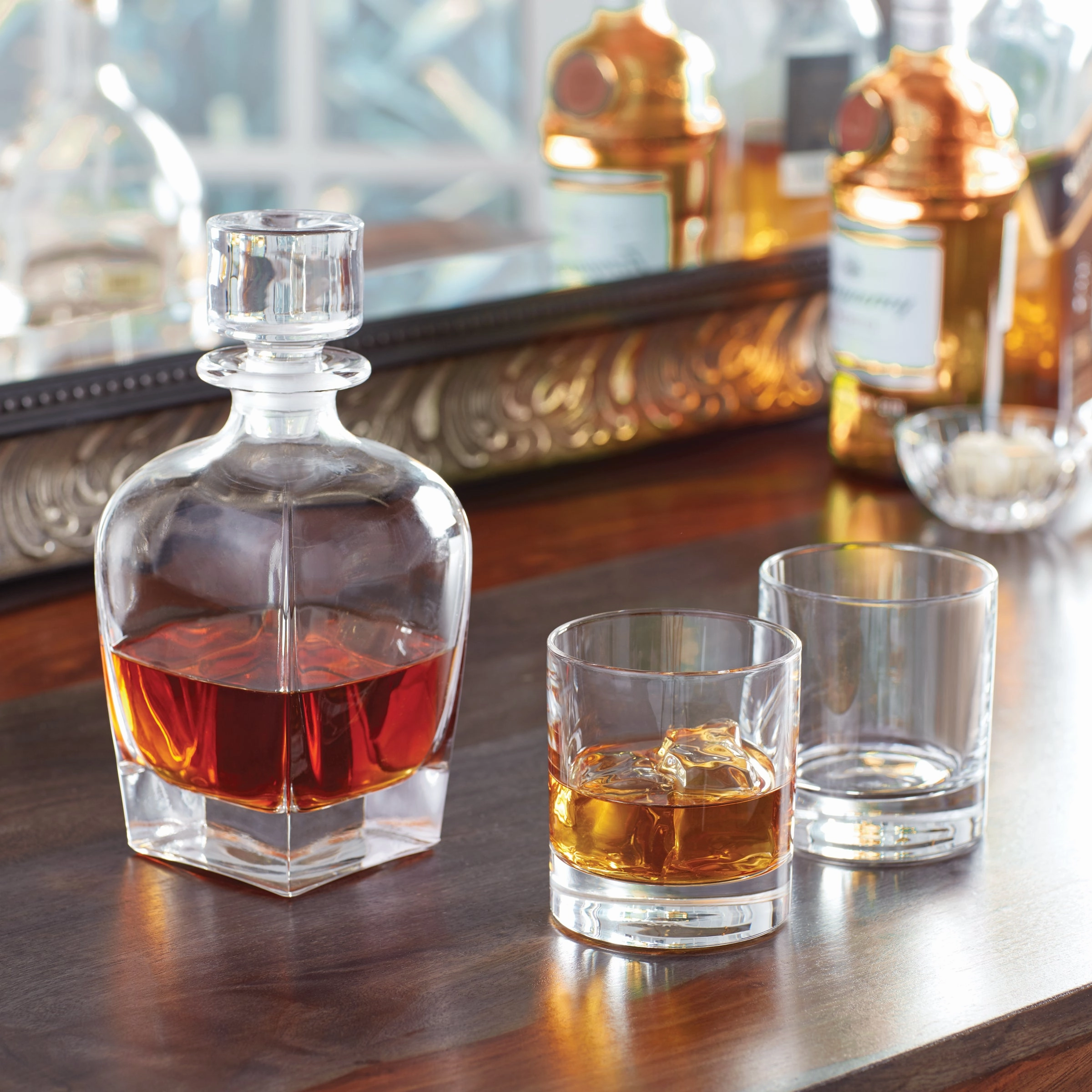 Tuscany Classics 3 pc Decanter & Glass Set