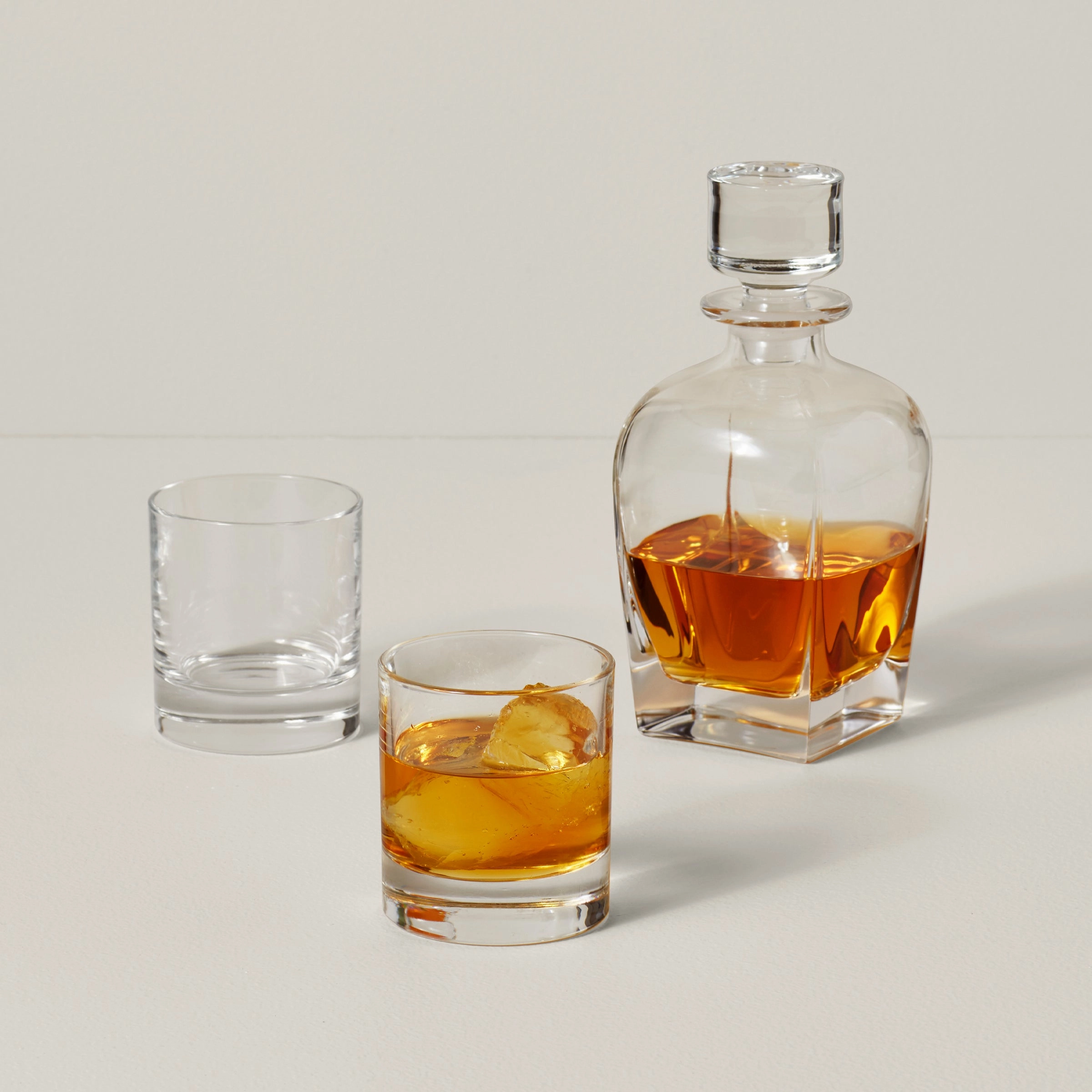 Tuscany Classics 3 pc Decanter & Glass Set