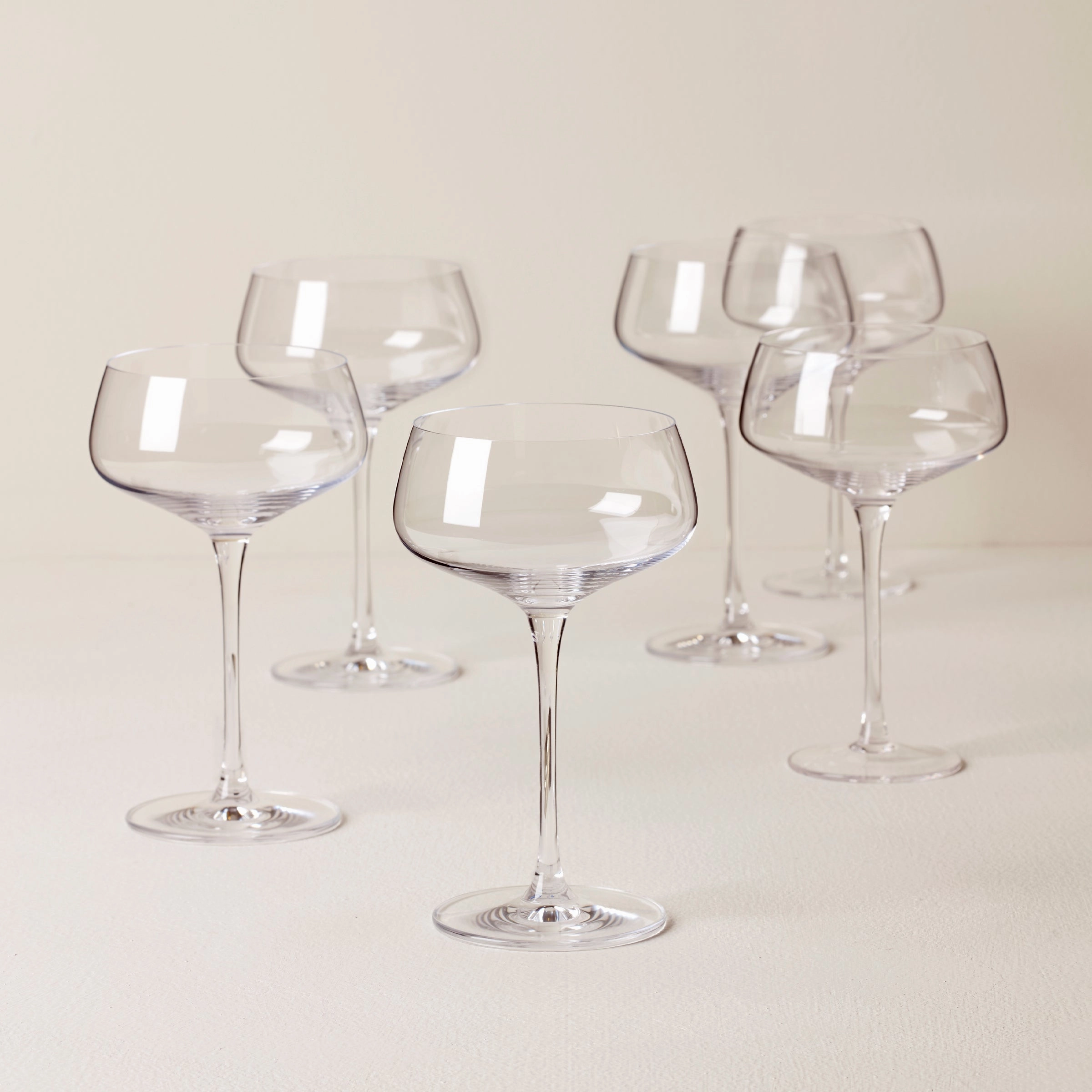 Tuscany Classics Angled Coupe Glasses - Set Of 6