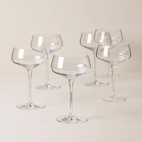 Tuscany Classics Angled Coupe Glasses - Set Of 6