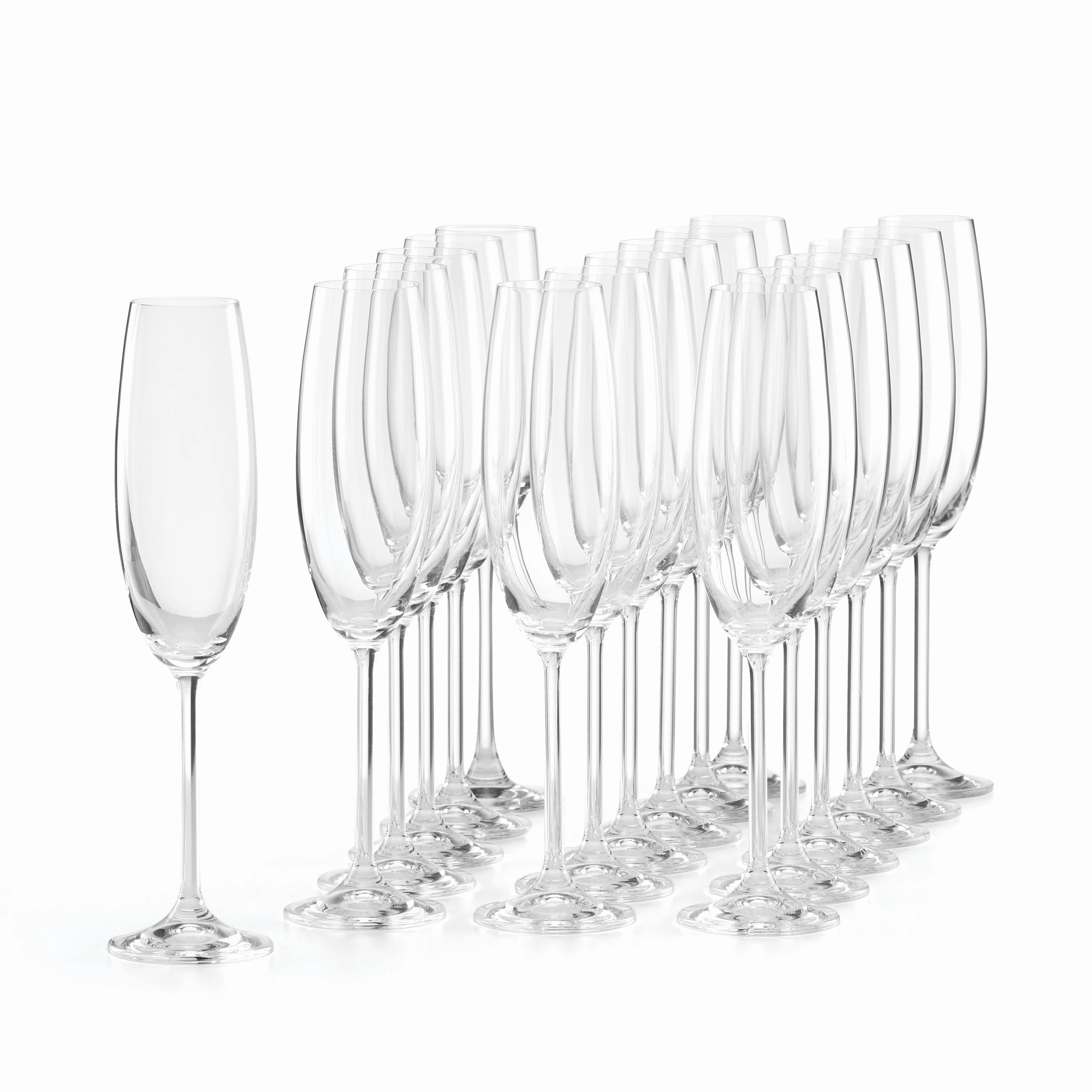 Tuscany Classics Champagne Flute Glasses - Set Of 18