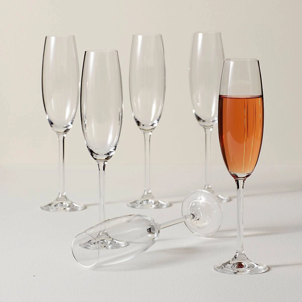 Tuscany Classics Champagne Flute Glasses - Set Of 6