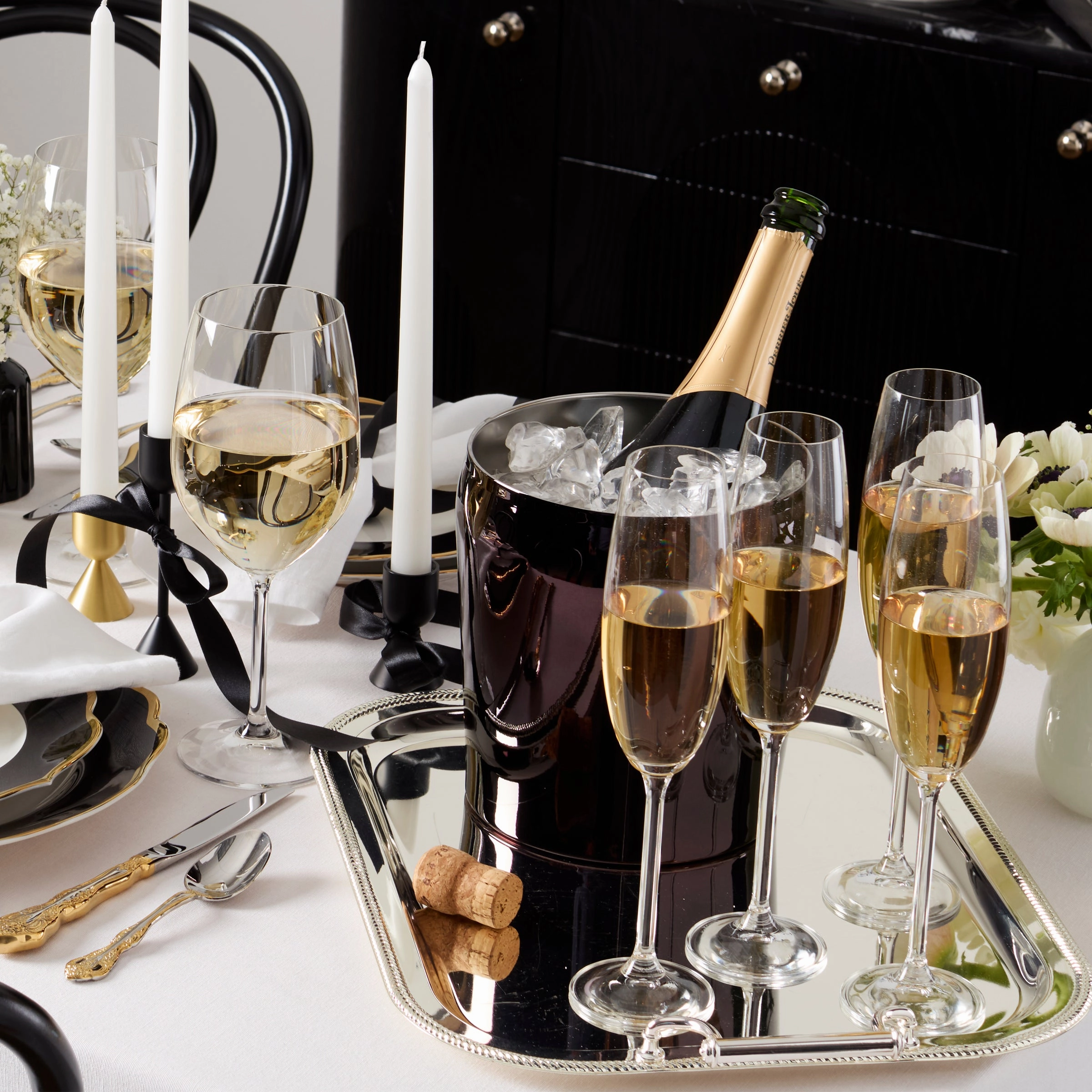 Tuscany Classics Champagne Flute Glasses - Set Of 6