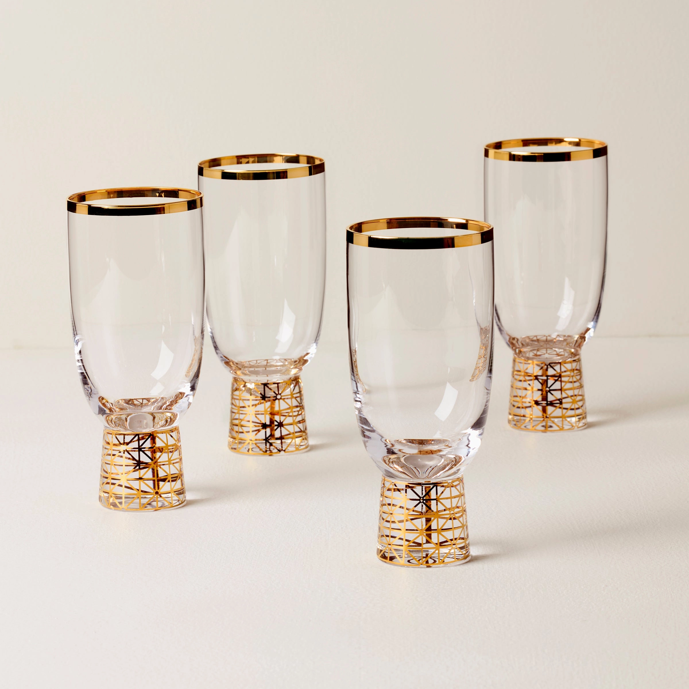 Tuscany Classics Gold Frost All- Purpose Glasses - Set Of 4