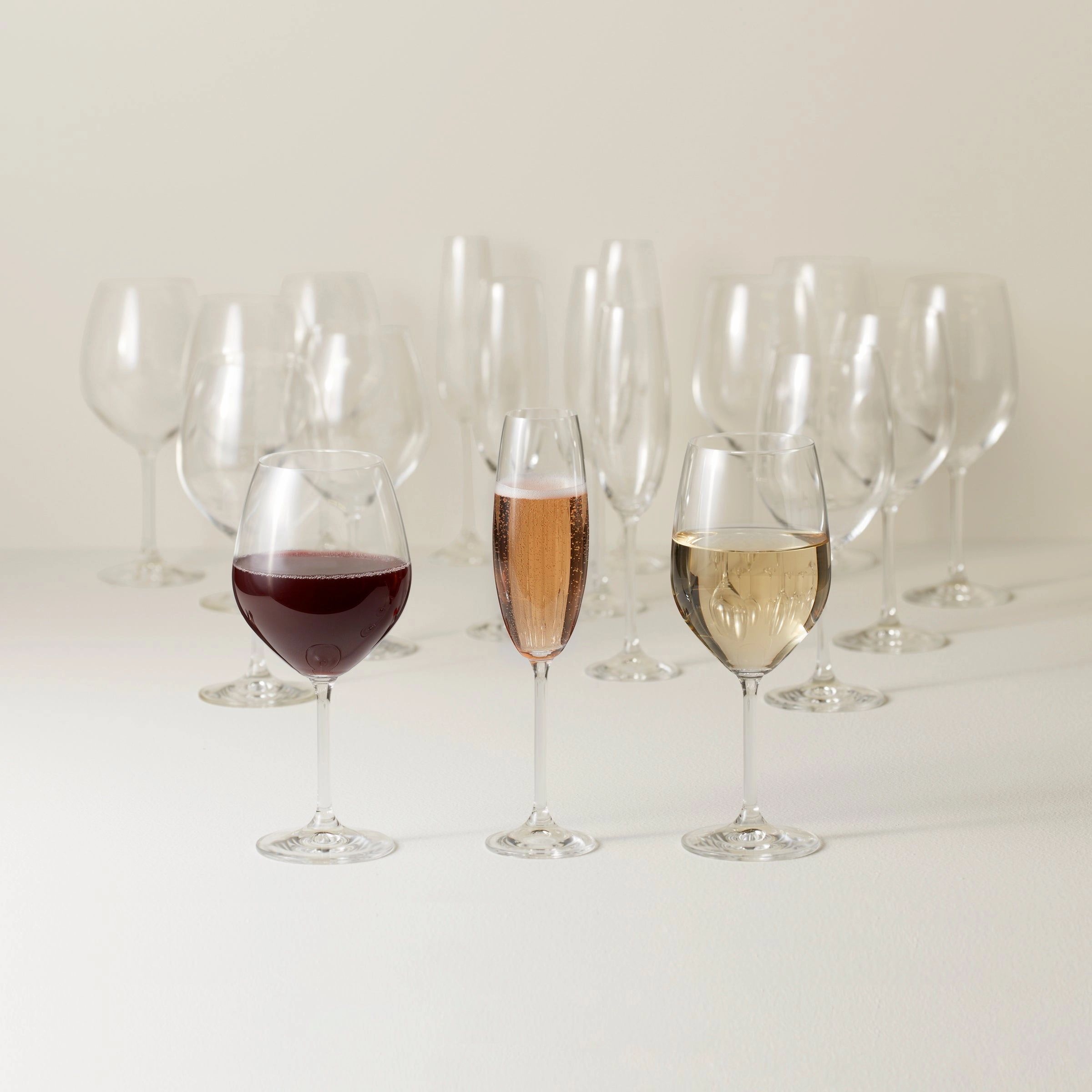 Tuscany Classics Mixed Wine Glasses - Set Of 18