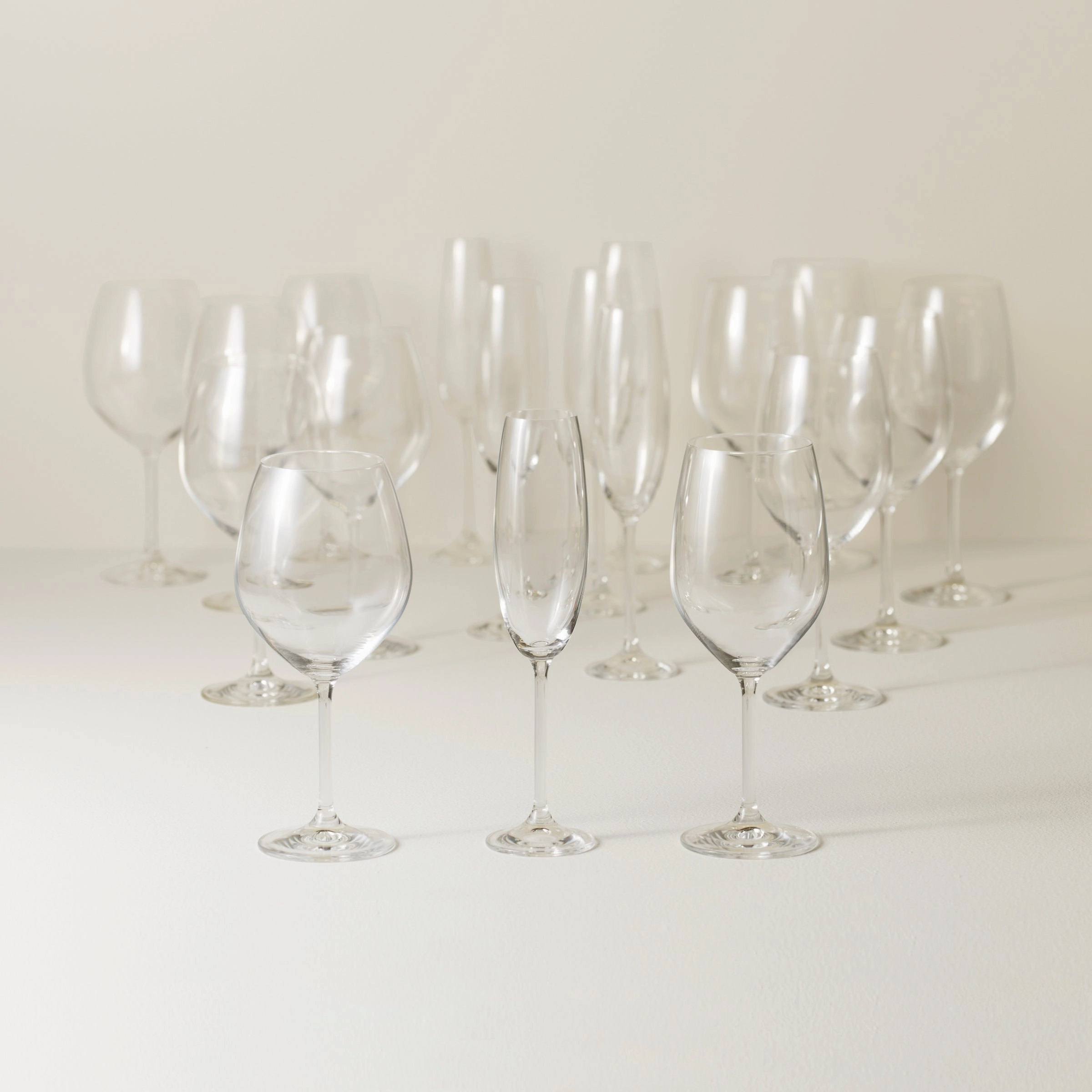 Tuscany Classics Mixed Wine Glasses - Set Of 18