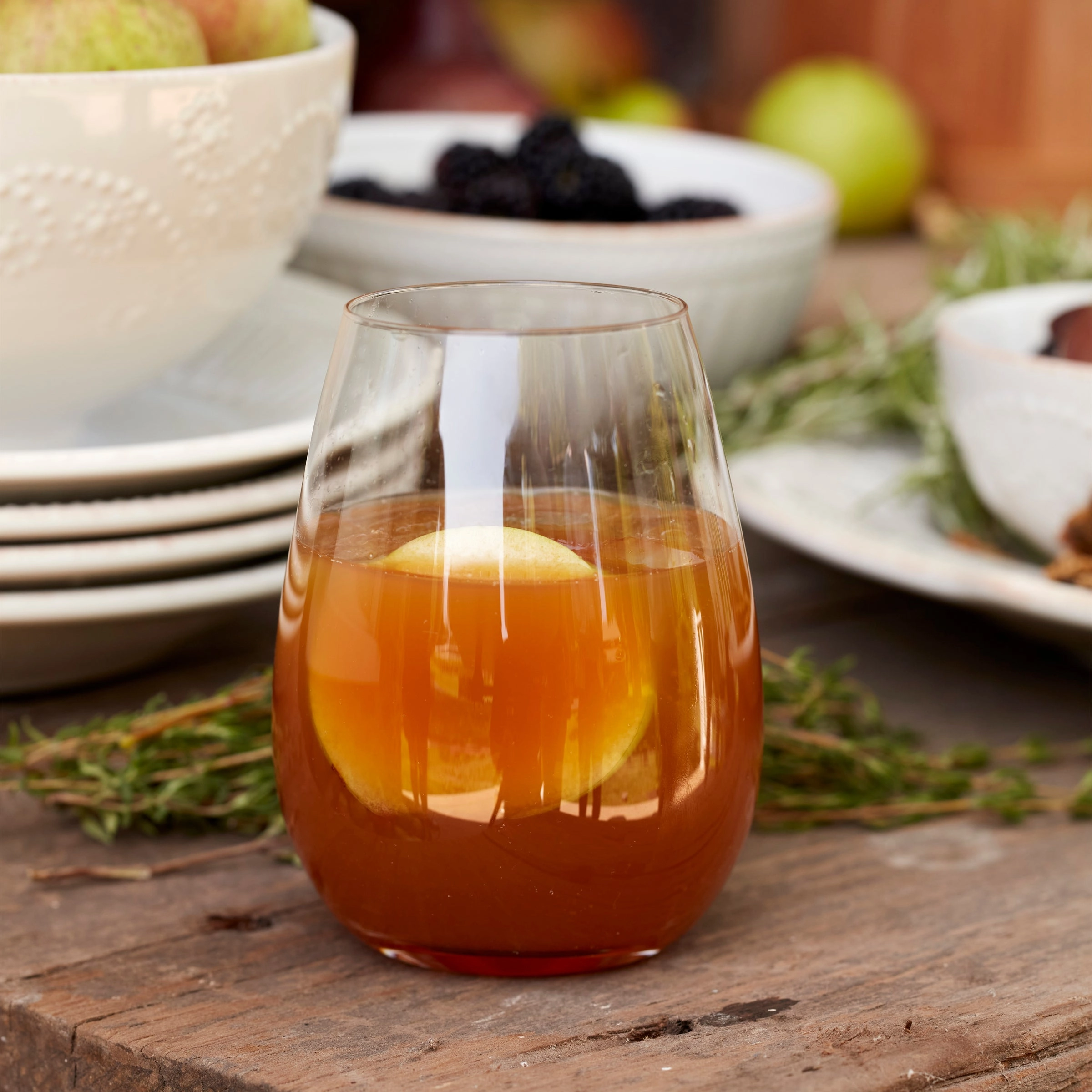 Tuscany Classics Stemless Wine Glasses - Set Of 6