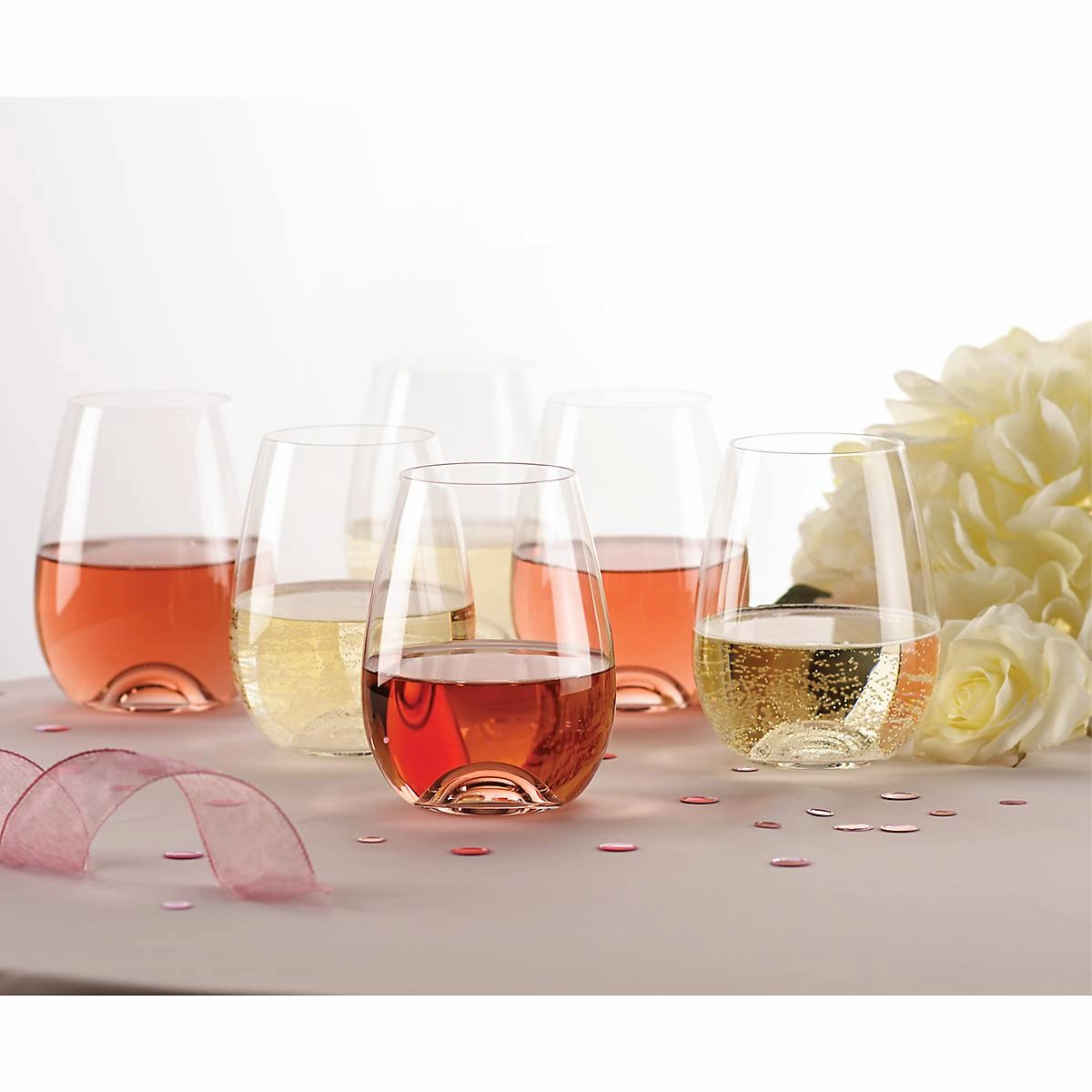 Tuscany Classics Stemless Wine Glasses - Set Of 6