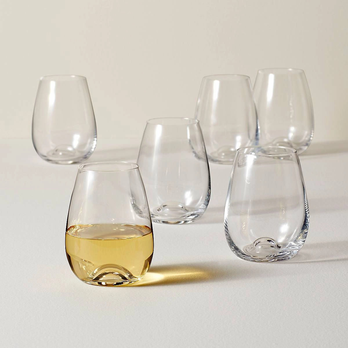 Tuscany Classics Stemless Wine Glasses - Set Of 6
