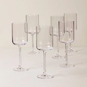 Tuscany Classics Straight White Wine Glasses - Set Of 6
