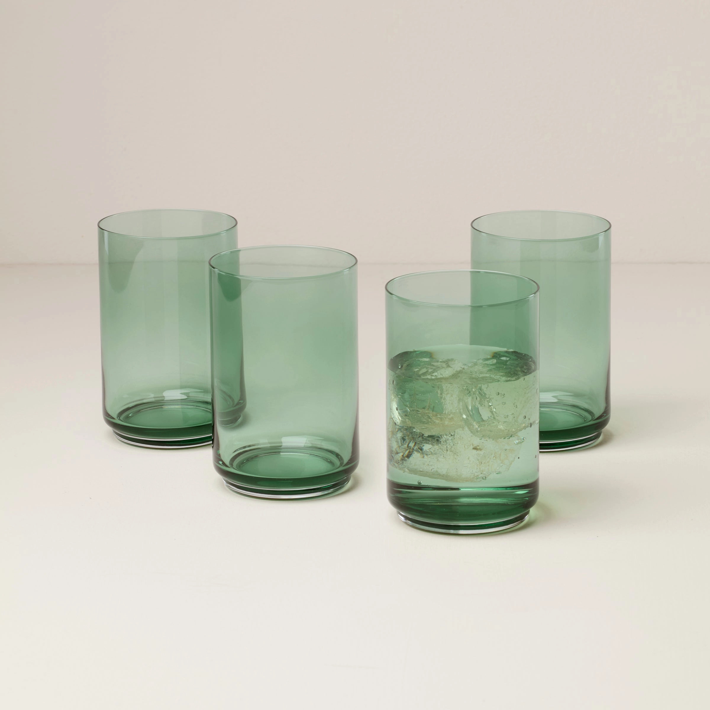 Tuscany Stackable Green Coolers - Set Of 4