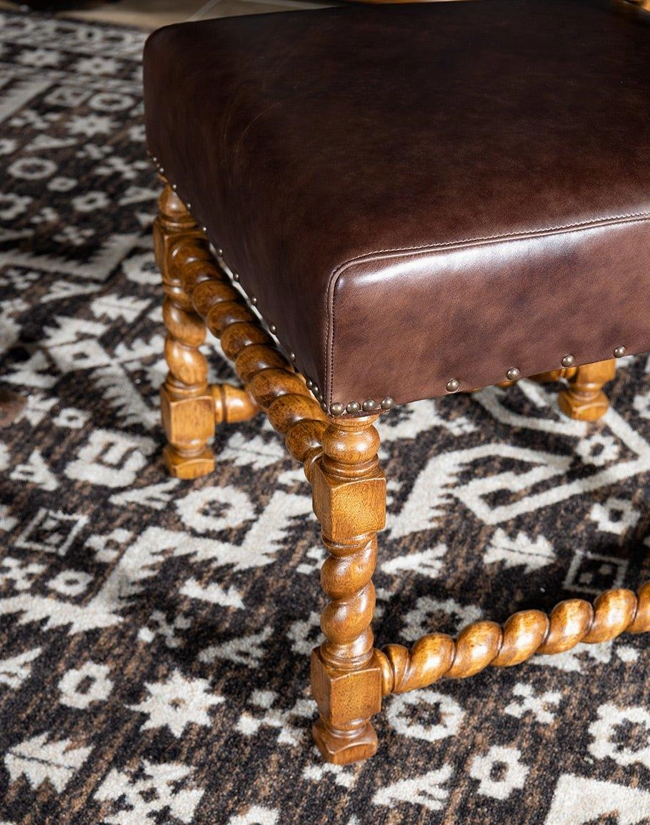 Twisted Leg Mahogany Dining Chair
