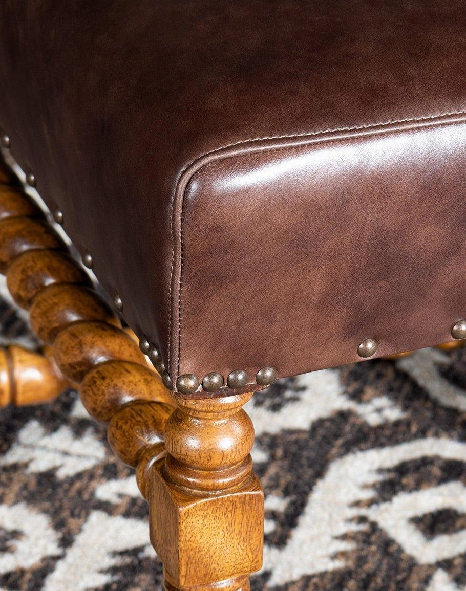 Twisted Leg Mahogany Dining Chair