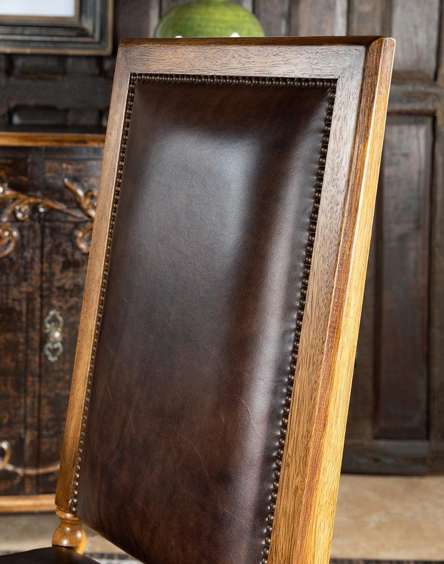Twisted Leg Mahogany Dining Chair